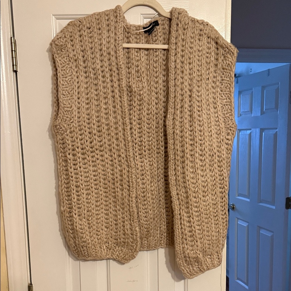 Sanctuary chunky knit sweater vest.